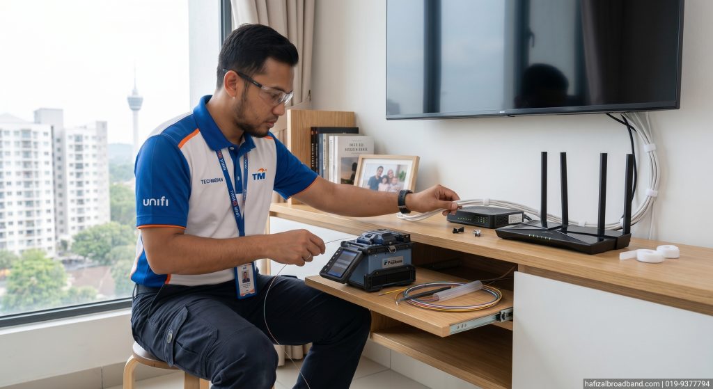 pemasangan-modem-router-unifi-pahang